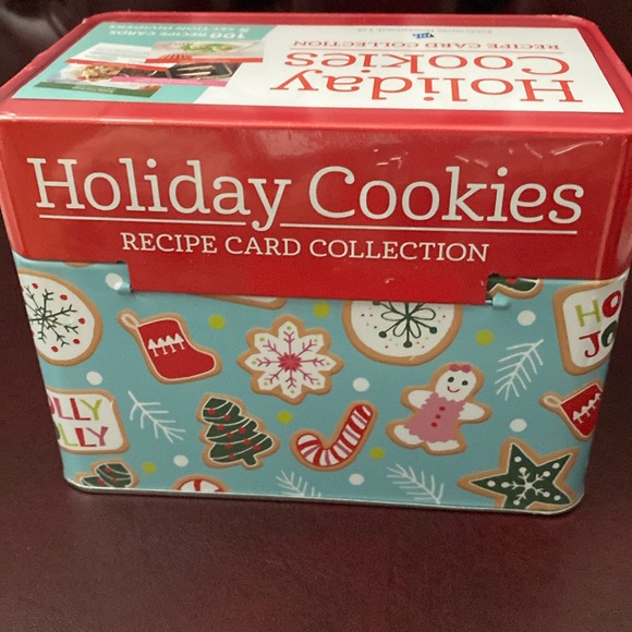 New In Tin Box 100 Recipe Cards With Dividers Box- Great Gift - Picture 3 of 8